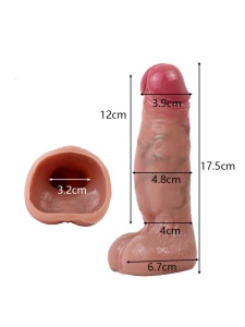 Image du Manchon de Pénis Réaliste en Silicone
