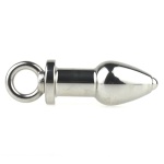 Tunnel plug in argento con nucleo rimovibile
