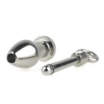 Tunnel plug in argento con nucleo rimovibile