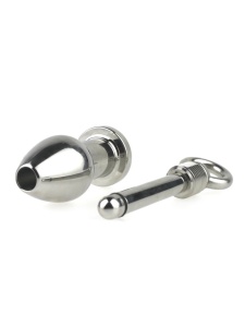 Tunnel plug in argento con nucleo rimovibile