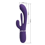 Image of Pretty Love Shania Rabbit Vibrator in Dark Purple