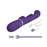 Image of Pretty Love Shania Rabbit Vibrator in Dark Purple