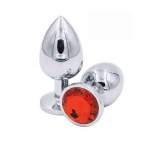 Bild von Plug Anal Stahl Motiv Diamant Größe S