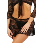 Mini Jupe Dentelle Noir élégante et sexy