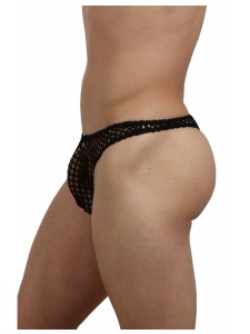 Men's Fishnet G-String aus transparenter Maschenware, sexy Dessous