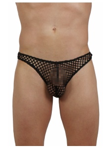 Men's Fishnet G-String aus transparenter Maschenware, sexy Dessous
