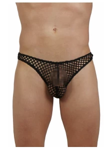 Men's Fishnet G-String in transparent mesh, sexy lingerie