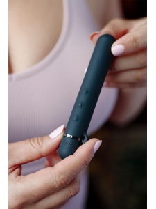 Vibromasseur Rechargeable Le Wand noir élégant