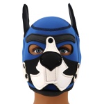 Maschera in neoprene Blue Puppy Hood di Kinky Puppy