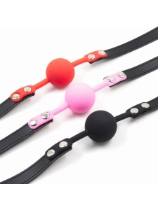 Image du Bâillon Boule en Silicone Bondage Boutique Intermediaire