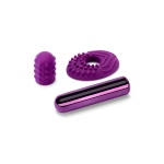 Vibromasseur Rechargeable Bullet Cherry élégant en couleur purple
