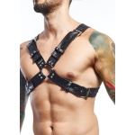 Homme et femme portant l'Harnais DNGEON X de luxe