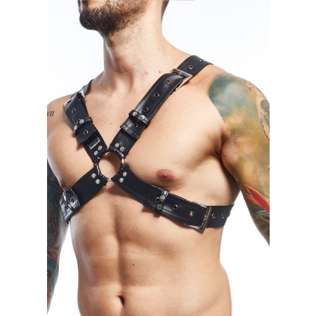 Homme et femme portant l'Harnais DNGEON X de luxe
