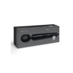 Masseur vibrant ultra-puissant Le Wand DieCast Plug-In en silicone noir