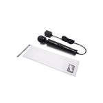 Masseur vibrant ultra-puissant Le Wand DieCast Plug-In en silicone noir