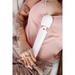 Image du Masseur Vibrant Rechargeable Le Wand - Blanc Perle