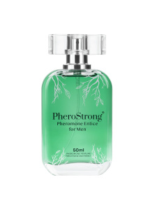 Flacone di Pheromone Parfum Homme su sfondo naturale