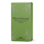 Flacone di Pheromone Parfum Homme su sfondo naturale