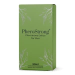 Flacon de Pheromone Parfum Homme sur fond naturel
