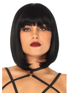 Image de la Perruque Bob courte naturelle de Leg Avenue, un accessoire de costume sensuel