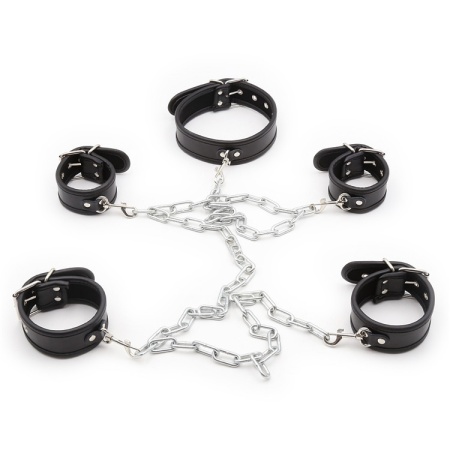 Ensemble de Contrainte Cou, Poignets et Chevilles BDSM