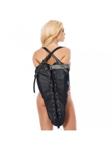 Rimba Arm Camisole aus Leder für Bondage