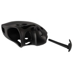 Solid black polycarbonate cages with interchangeable rings