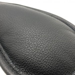 Masque pour les yeux en cuir noir confortable